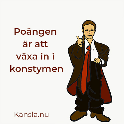 väx in i kostymen