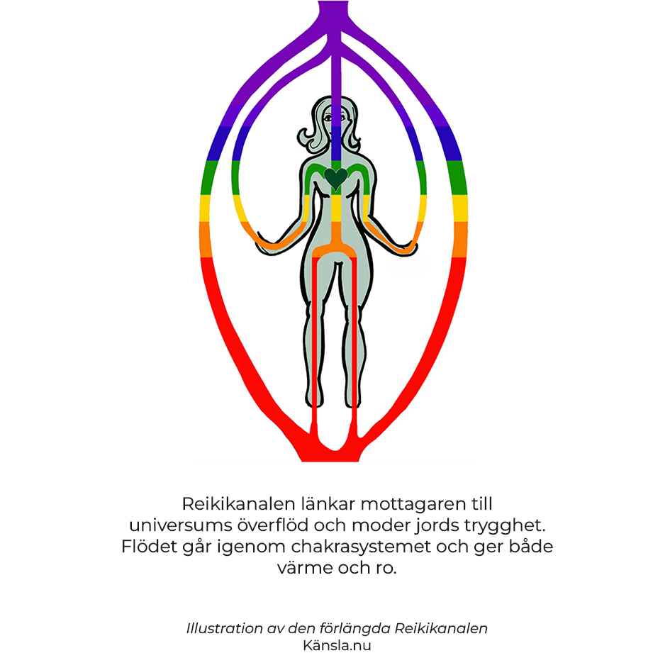 Reikikanalen som går genom hela kroppen...