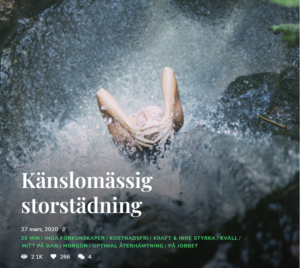 Känslomässig storstädning